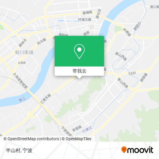 半山村地图
