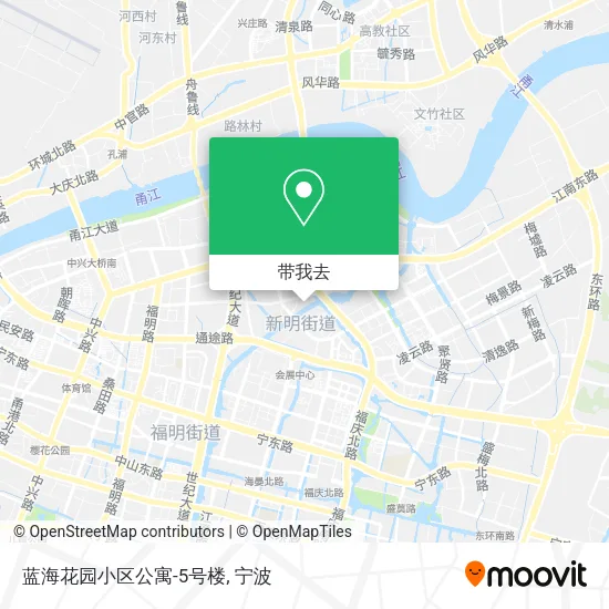 蓝海花园小区公寓-5号楼地图