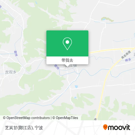 芝岚甘(鄞江店)地图
