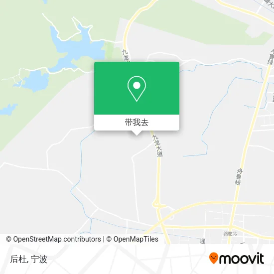 后杜地图