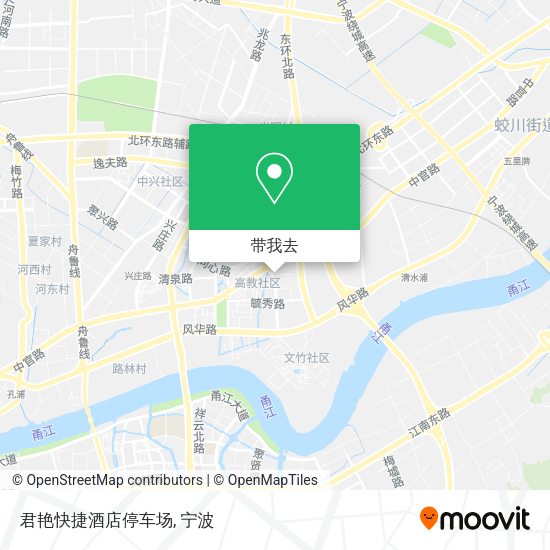 君艳快捷酒店停车场地图