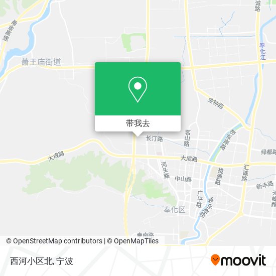 西河小区北地图