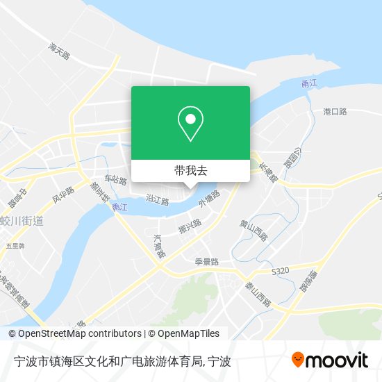 宁波市镇海区文化和广电旅游体育局地图
