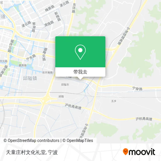 天童庄村文化礼堂地图