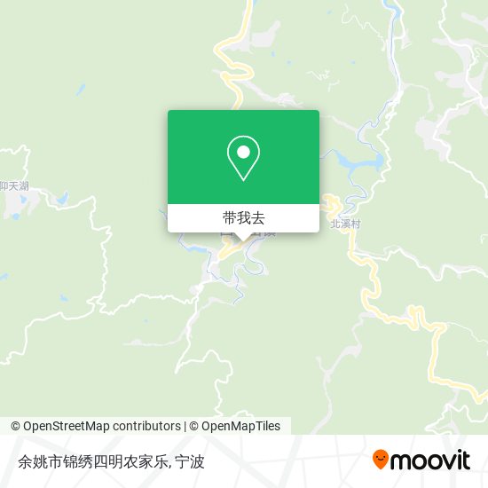 余姚市锦绣四明农家乐地图