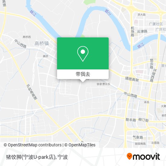 猪饺脚(宁波U-park店)地图