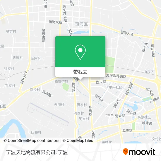 宁波天地物流有限公司地图