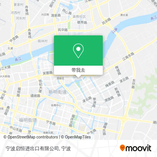 宁波启恒进出口有限公司地图