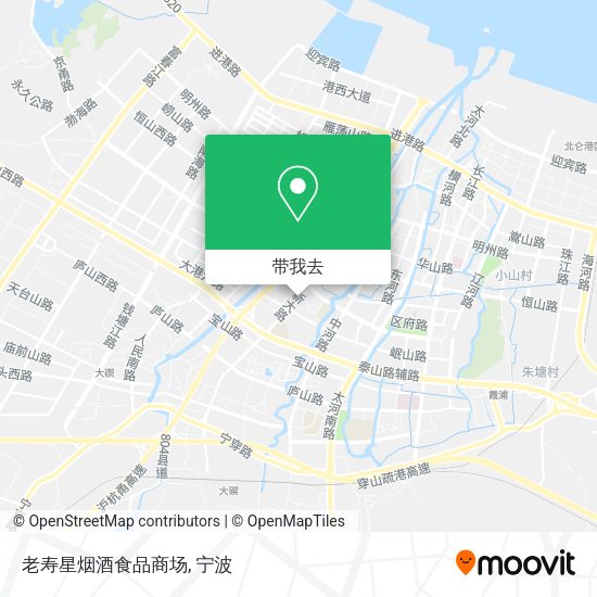 老寿星烟酒食品商场地图