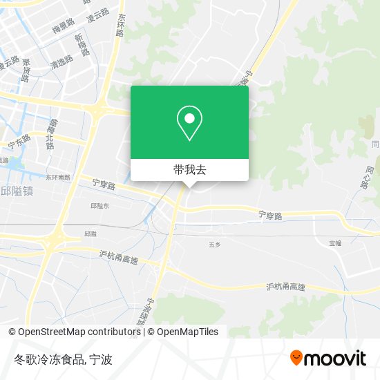 冬歌冷冻食品地图