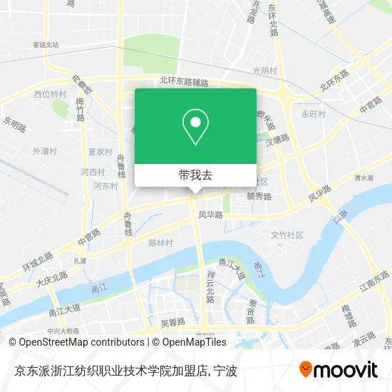 京东派浙江纺织职业技术学院加盟店地图