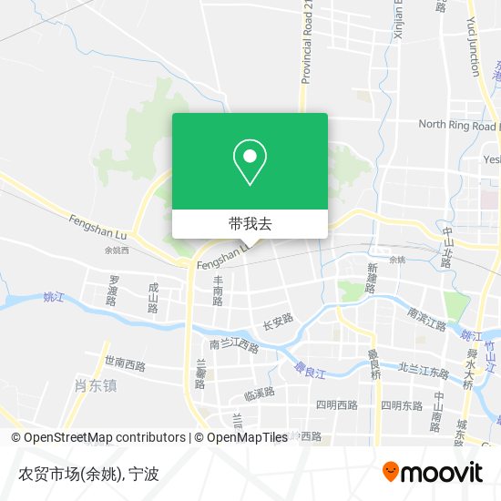 农贸市场(余姚)地图