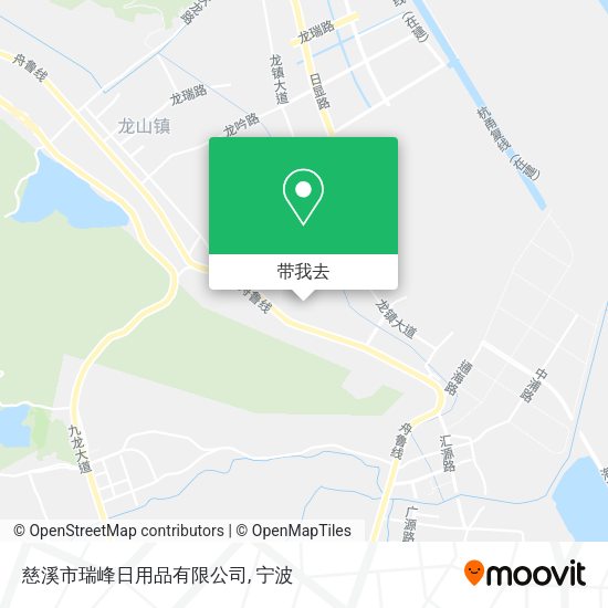 慈溪市瑞峰日用品有限公司地图