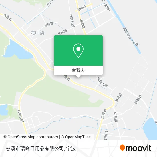 慈溪市瑞峰日用品有限公司地图