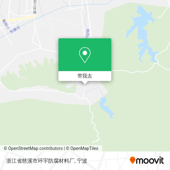 浙江省慈溪市环宇防腐材料厂地图