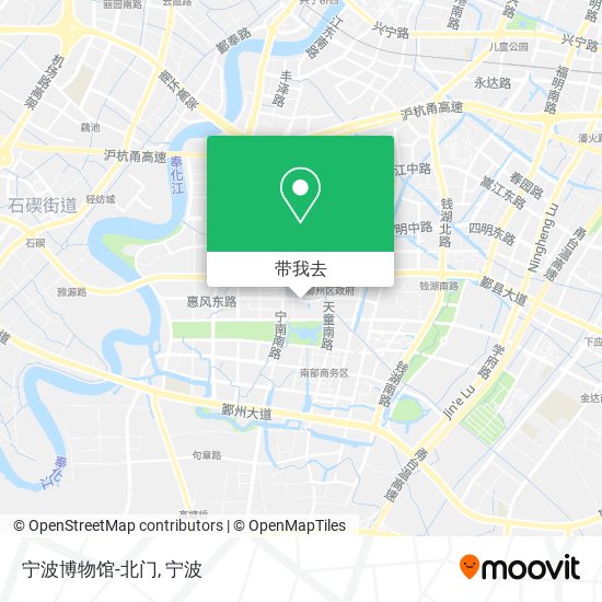 宁波博物馆-北门地图