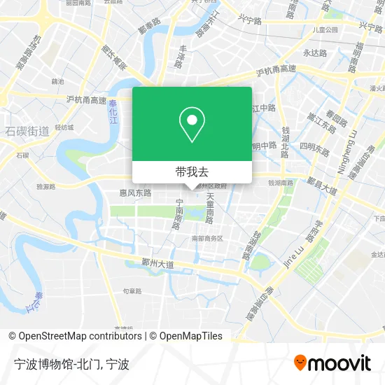 宁波博物馆-北门地图