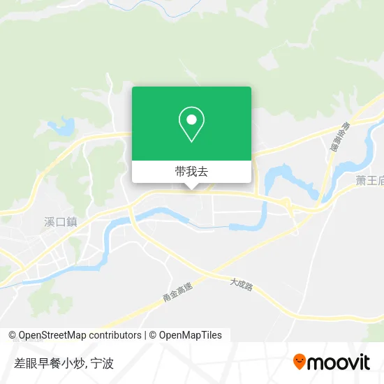 差眼早餐小炒地图