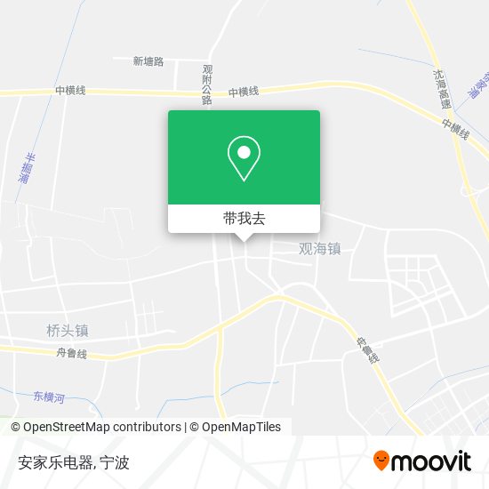 安家乐电器地图