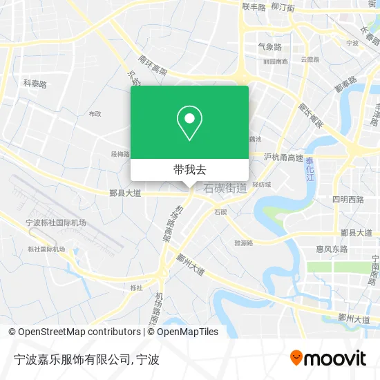 宁波嘉乐服饰有限公司地图