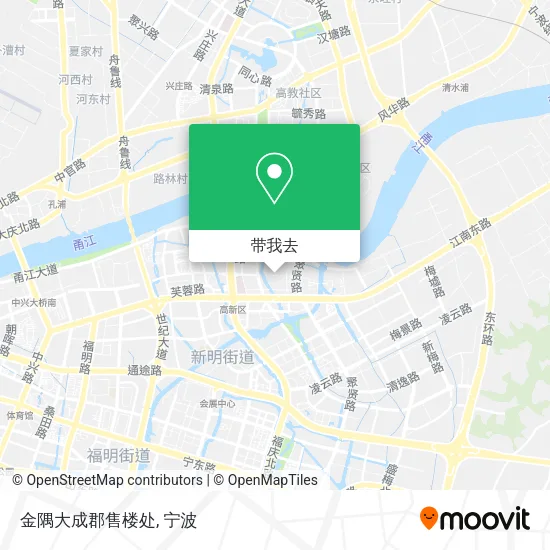 金隅大成郡售楼处地图