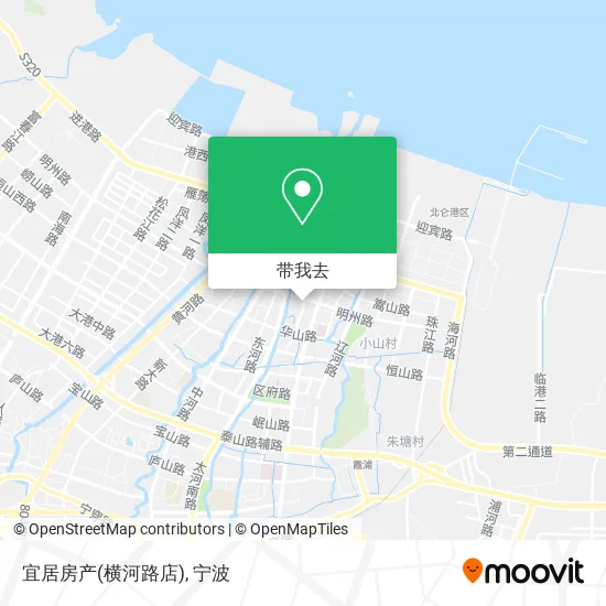 宜居房产(横河路店)地图