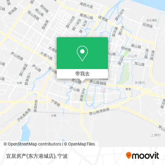 宜居房产(东方港城店)地图