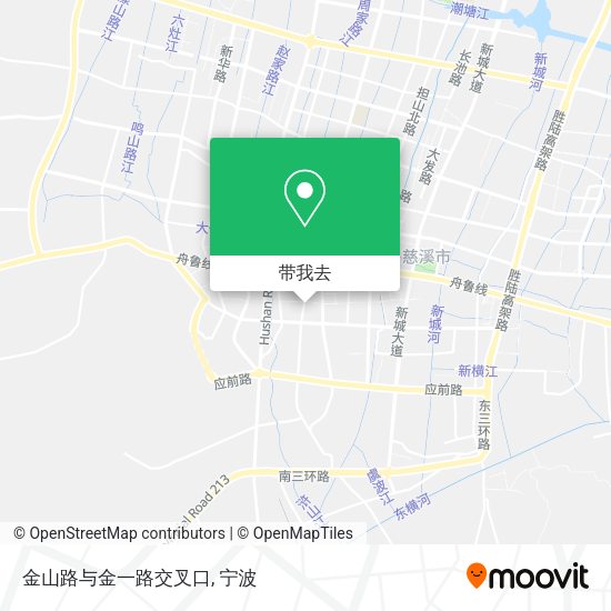 金山路与金一路交叉口地图