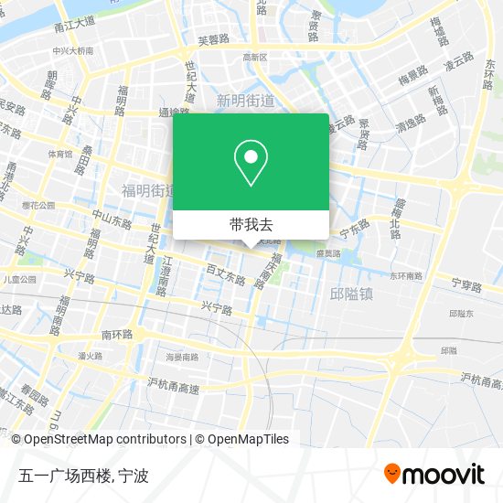 五一广场西楼地图