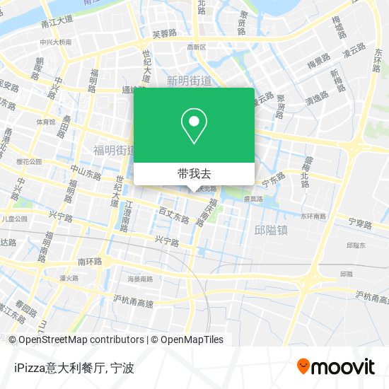 iPizza意大利餐厅地图