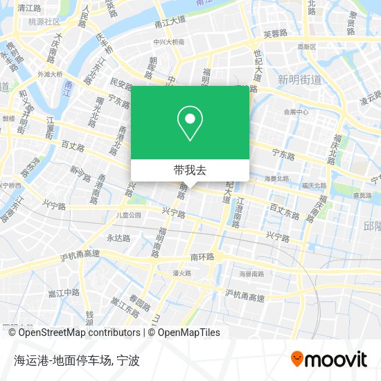 海运港-地面停车场地图