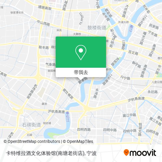 卡特维拉酒文化体验馆(南塘老街店)地图