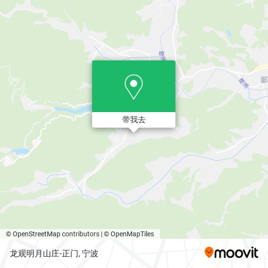 龙观明月山庄-正门地图