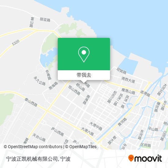 宁波正凯机械有限公司地图