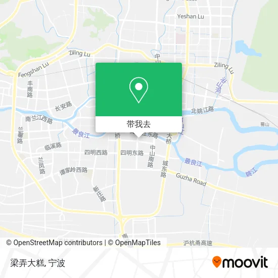 梁弄大糕地图