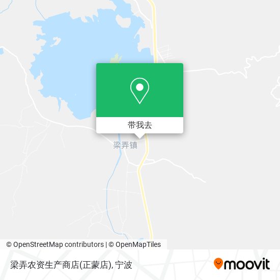 梁弄农资生产商店(正蒙店)地图
