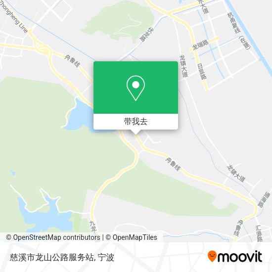慈溪市龙山公路服务站地图