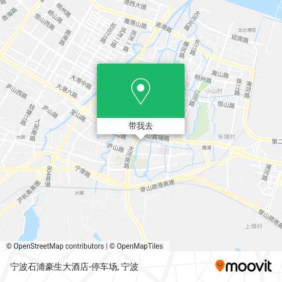 宁波石浦豪生大酒店-停车场地图