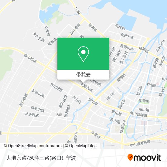 大港六路/凤洋三路(路口)地图