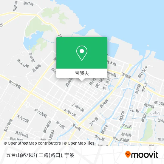五台山路/凤洋三路(路口)地图