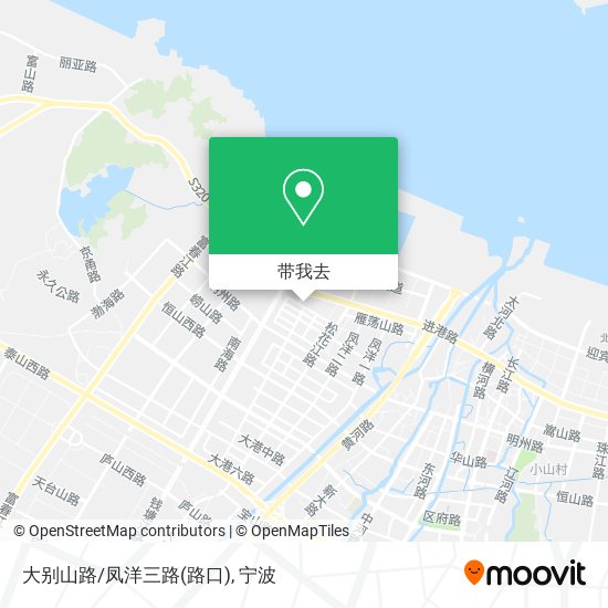 大别山路/凤洋三路(路口)地图