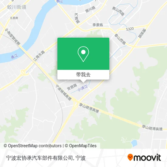 宁波宏协承汽车部件有限公司地图