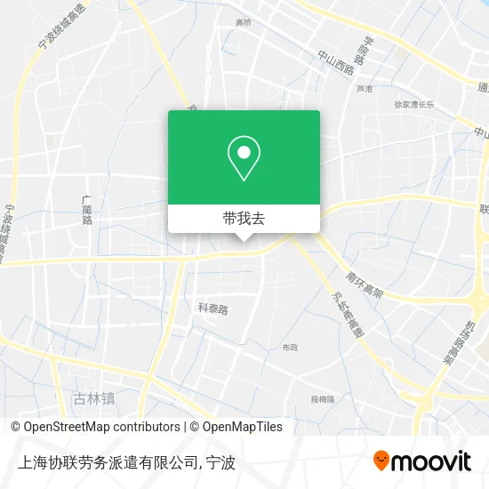 上海协联劳务派遣有限公司地图