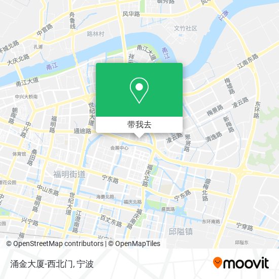 涌金大厦-西北门地图