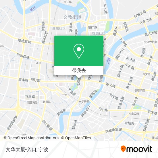 文华大厦-入口地图