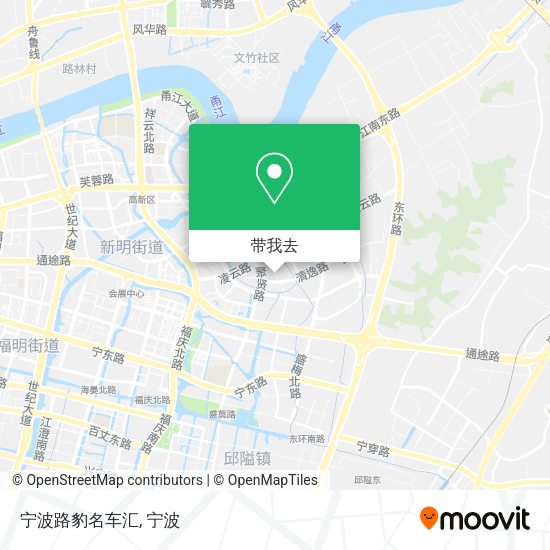 宁波路豹名车汇地图