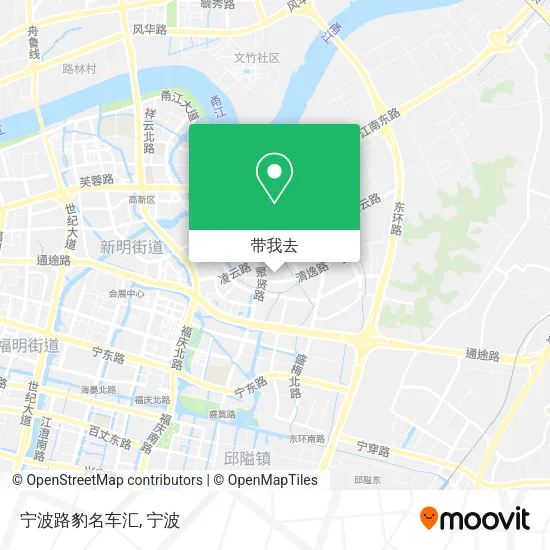 宁波路豹名车汇地图
