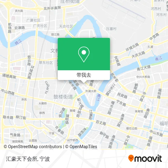 汇豪天下会所地图
