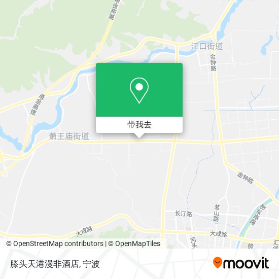 滕头天港漫非酒店地图