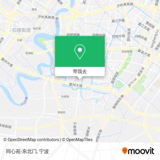 同心苑-东北门地图